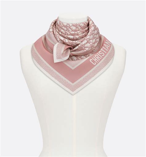 Dior Oblique Diortwin Square Scarf .